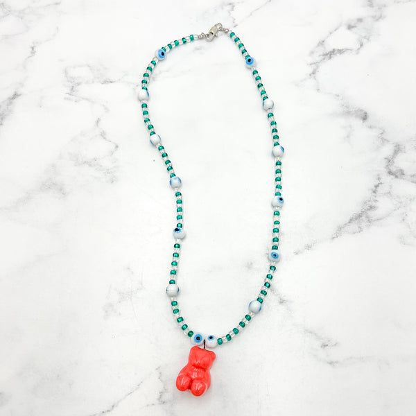 Watermelon Gummy Bear Necklace