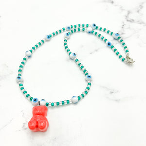 Watermelon Gummy Bear Necklace